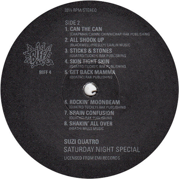 Suzi Quatro : Saturday Night Special (LP, Album, RE)