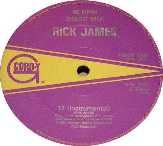 Rick James : 17 (12", Dis)