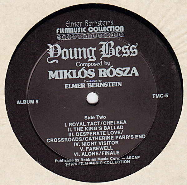 Miklós Rózsa : Young Bess (Original Motion Picture Score) (LP)