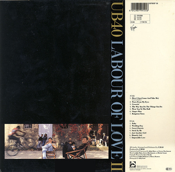 UB40 : Labour Of Love II (LP, Album)