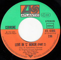 Cerrone : Love In C Minor (Part I & II) (7", Single, RE)