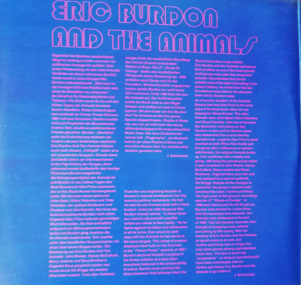 Eric Burdon, Savage Rose : Pop History (2xLP, Comp)