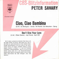Peter Savary : Ciao, Ciao Bambina (7", Single, Promo)