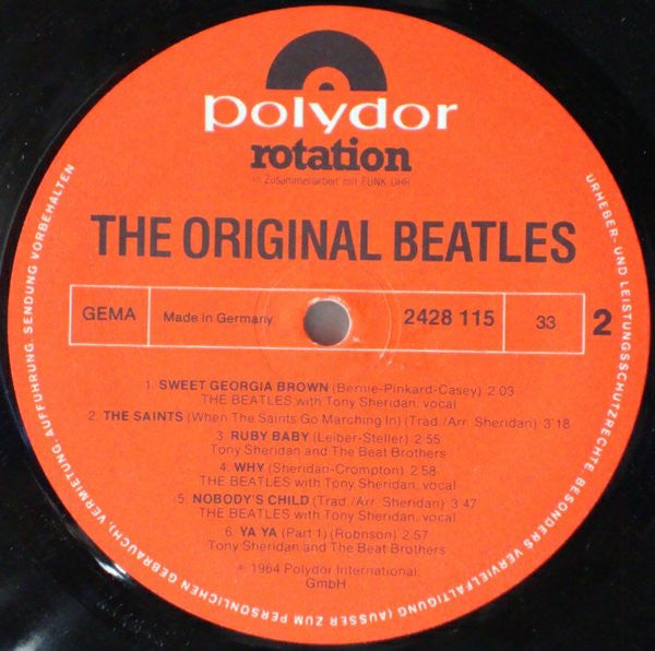 The Beatles : In Hamburg (LP, Comp)