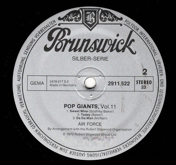 Air Force* : Pop Giants, Vol. 11 (LP, Comp)