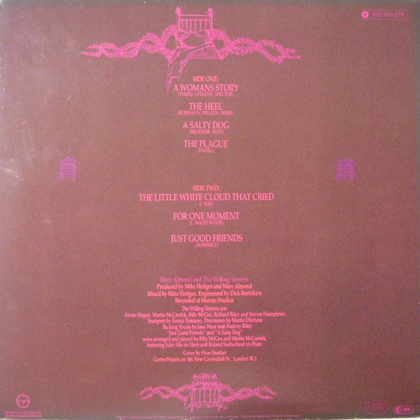 Marc Almond : A Womans Story (Some Songs To Take To The Tomb - Compilation One) (12")