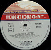 Elton John : Breaking Hearts (LP, Album)