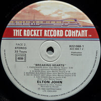 Elton John : Breaking Hearts (LP, Album)