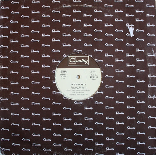 The Puppets : The Way Of Life (12")