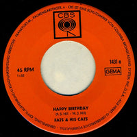 Fats & His Cats* : Happy Birthday / Ich Wünsch' Dir Zum Geburtstag Alles Gute (7", Single)
