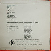 Ansambl Metronom : Schwarze Augen / Grillen / Angela / Baby-Dix (7", EP, Mono)
