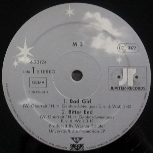 United Balls / M 3 : Die Strolche Vom Frauenholz / Alles Prima In Lima / Bad Girl / Bitter End (12", Maxi, Promo)