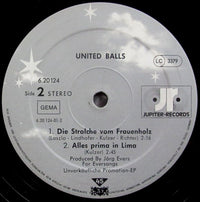 United Balls / M 3 : Die Strolche Vom Frauenholz / Alles Prima In Lima / Bad Girl / Bitter End (12", Maxi, Promo)