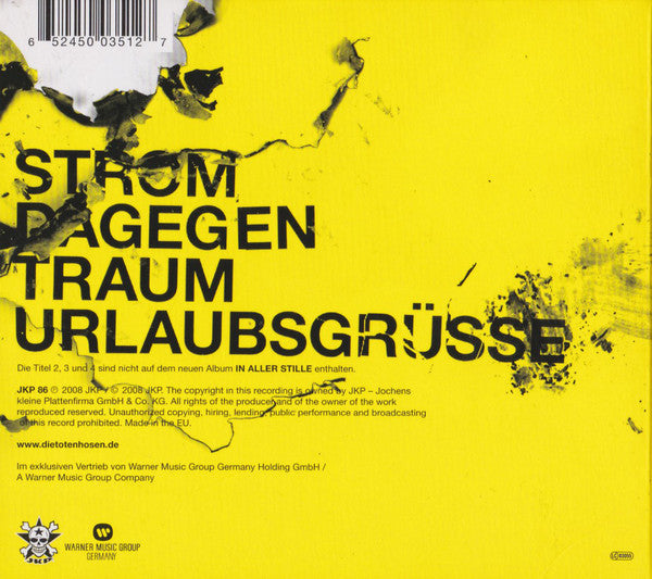 Die Toten Hosen : Strom (CD, Maxi, Dig)