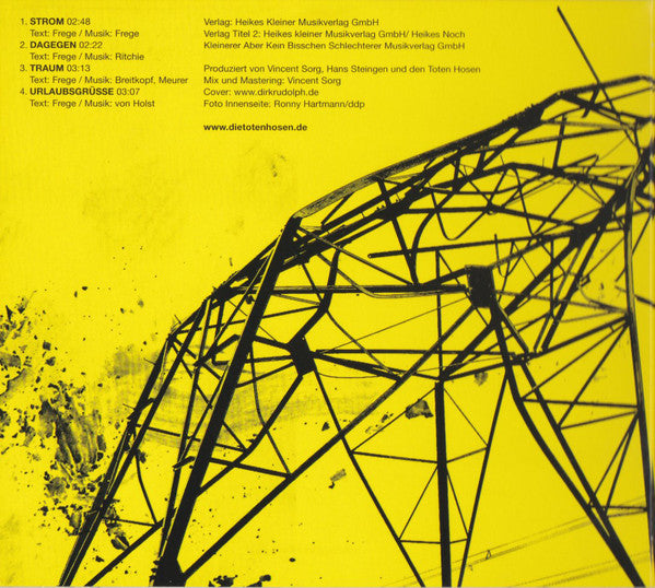 Die Toten Hosen : Strom (CD, Maxi, Dig)