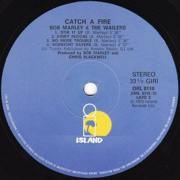 Bob Marley And The Wailers* : Catch A Fire (LP, Album, RE)