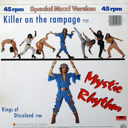 Mystic Rhythm : Killer On The Rampage (12", Maxi)