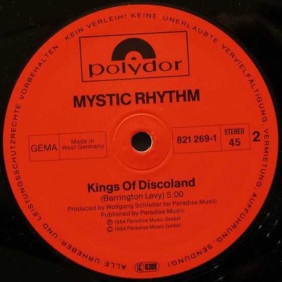 Mystic Rhythm : Killer On The Rampage (12", Maxi)