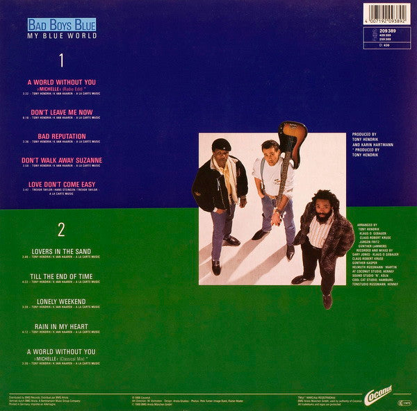 Bad Boys Blue : My Blue World (LP, Album)