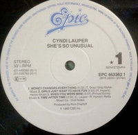 Cyndi Lauper : She's So Unusual (LP, Album, RE)