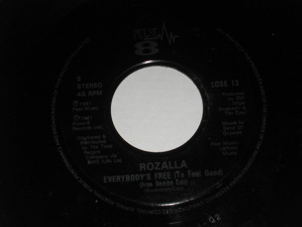 Rozalla : Everybody's Free (To Feel Good) (7", Single, Jukebox)