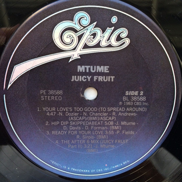 Mtume : Juicy Fruit (LP, Album, Car)