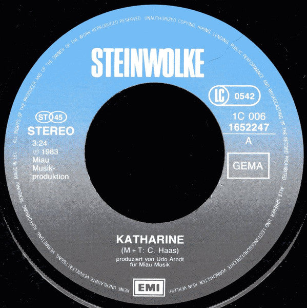 Steinwolke : Katharine Katharine (7", Single)