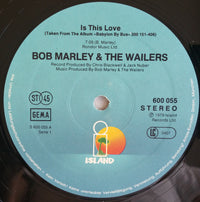 Bob Marley & The Wailers : Is This Love (12", Single, MP)