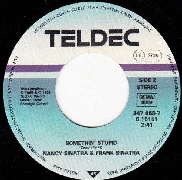 Nancy Sinatra : These Boots Are Made For Walking (7")