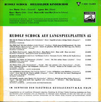 Rudolf Schock, Der Bielefelder Kinderchor : Ave Maria / Agnus Dei / Rose-Marie / Rose Weiß - Rose Rot (7", EP, Mono)