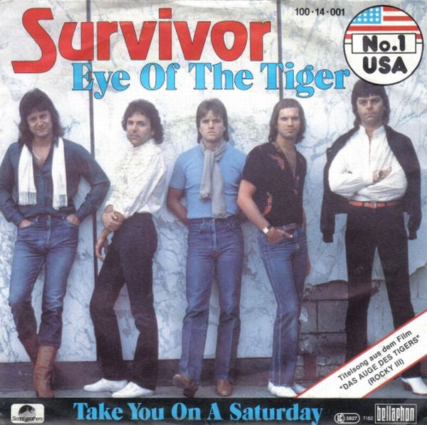 Survivor : Eye Of The Tiger (7", Single)