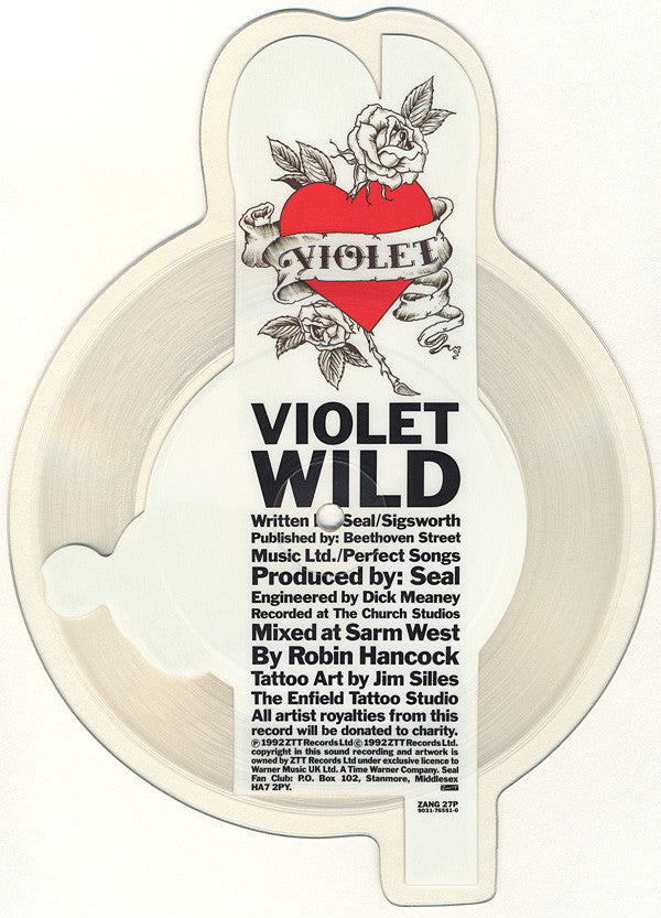 Seal : Violet (7", Shape, Single, Ltd, Pic)