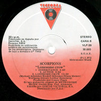Scorpions : Lonesome Crow (LP, Album, RE)