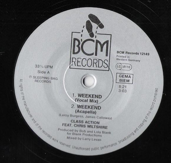 Class Action Featuring Chris Wiltshire* : Weekend (12", EP)