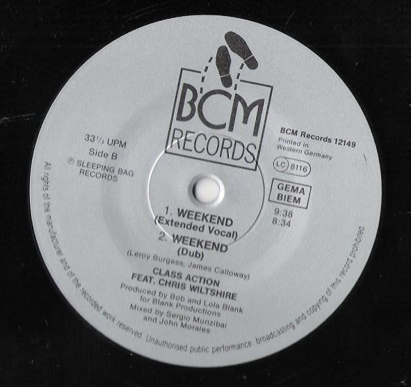 Class Action Featuring Chris Wiltshire* : Weekend (12", EP)