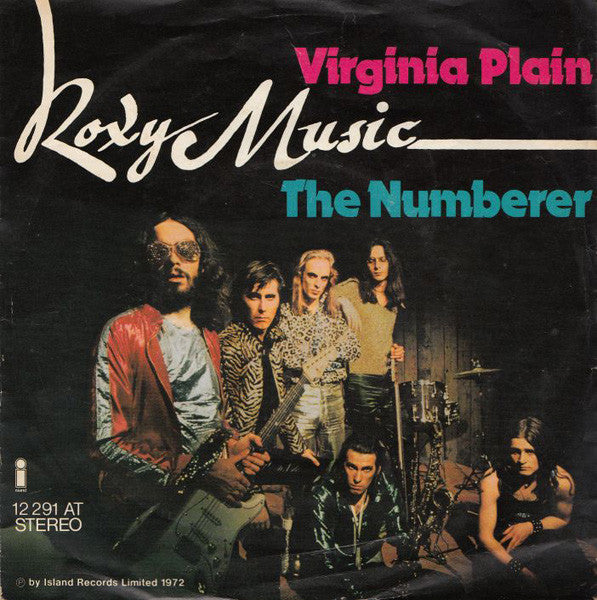 Roxy Music : Virginia Plain / The Numberer (7", Single)
