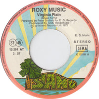 Roxy Music : Virginia Plain / The Numberer (7", Single)