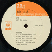 Mott The Hoople : Mott The Hoople Live (LP, Album)