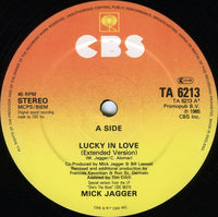 Mick Jagger : Lucky In Love (Extended Version) (12", Maxi, M/Print)