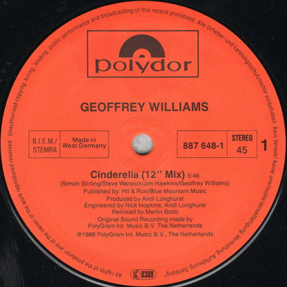 Geoffrey Williams : Cinderella (12")