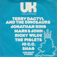 Terry Dactyl And The Dinosaurs : On A Saturday Night (7", Single)