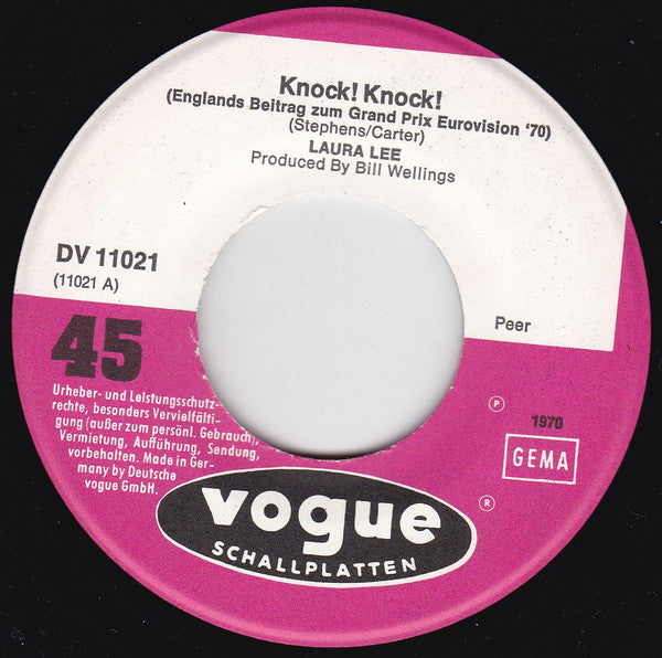 Laura Lee (3) : Knock! Knock! (7")