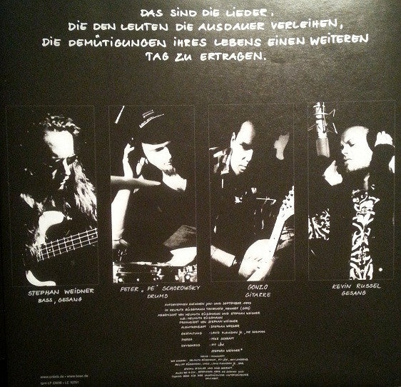 Böhse Onkelz : Schwarz (LP, Album, RE)