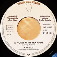 America (2) : A Horse With No Name (7", Single, Promo)