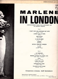 Marlene Dietrich : Marlene In London (LP, Album)