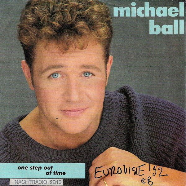 Michael Ball : One Step Out Of Time (7", Single, pap)