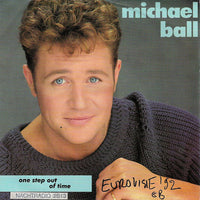 Michael Ball : One Step Out Of Time (7", Single, pap)