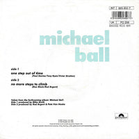 Michael Ball : One Step Out Of Time (7", Single, pap)