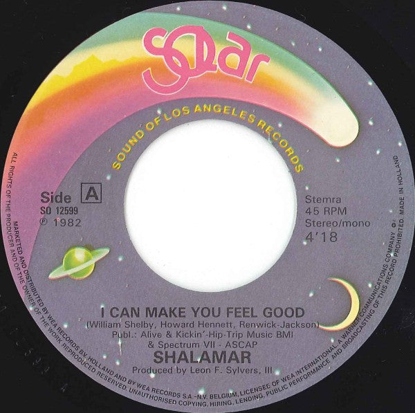 Shalamar : I Can Make You Feel Good / Help Me (7", Single)