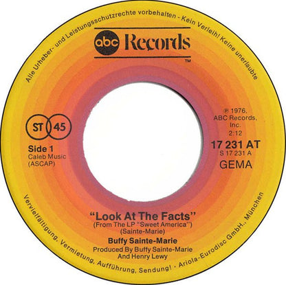 Buffy Sainte Marie* : Look At The Facts (7", Single)